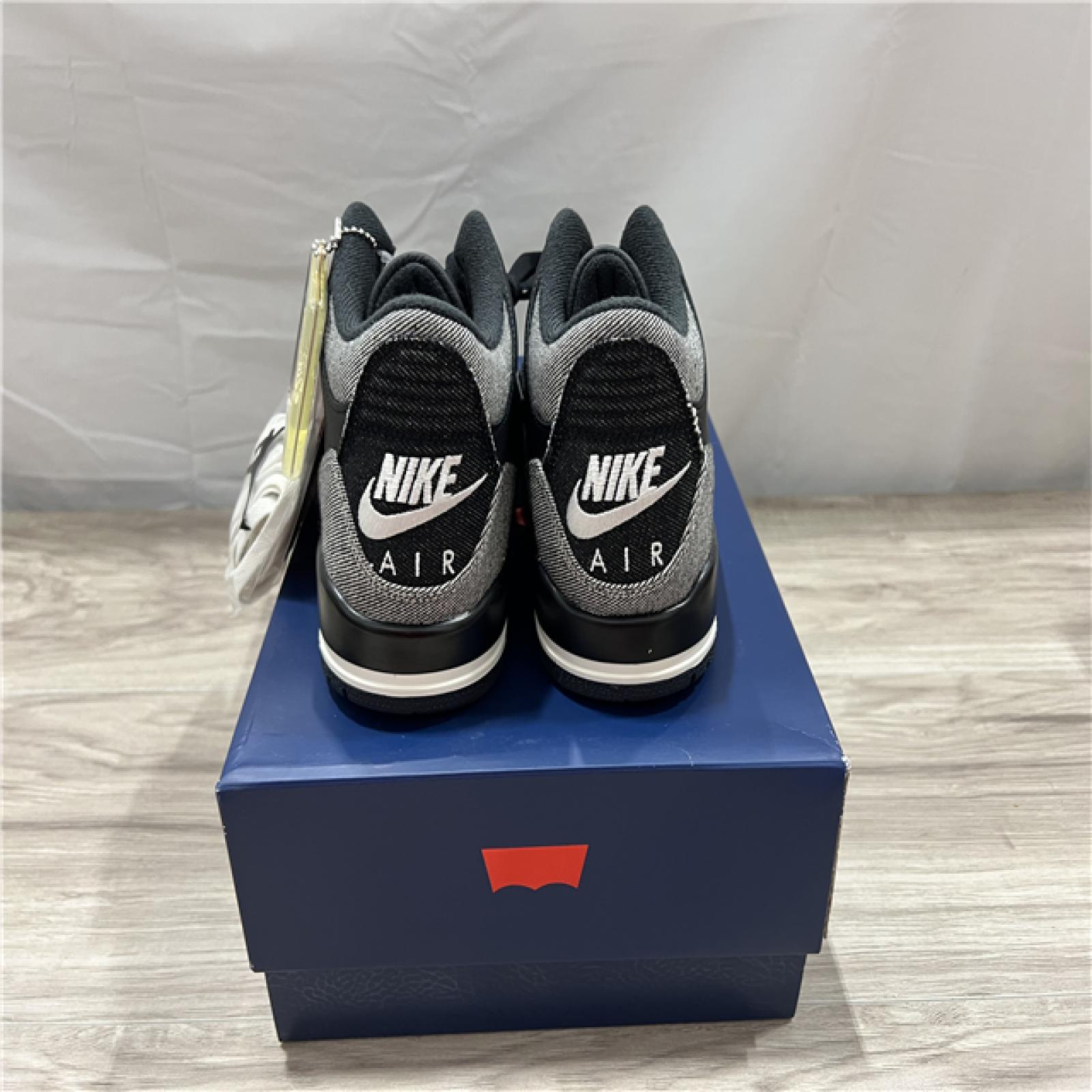 Air Jordan 3 x Levi's - Black/White - SZ 8