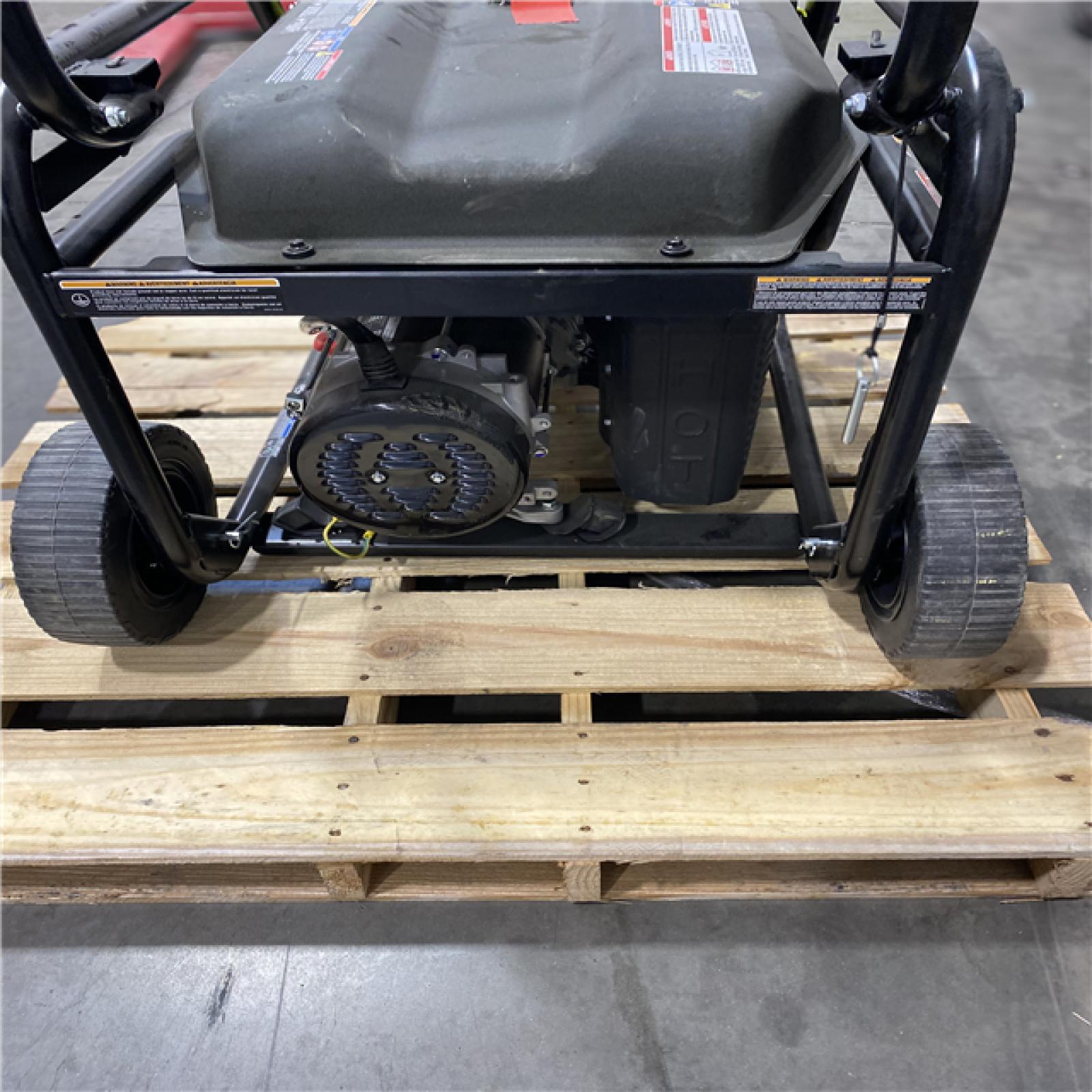 Dallas Location - As-Is RYOBI 8125-Watt Gasoline Powered Portable Generator