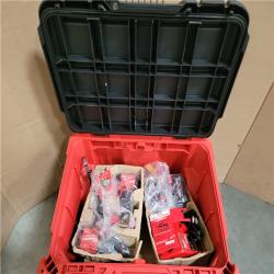 California NEW Milwaukee 4-Tool Combo kit  Includes (2) Batteries  Charger & Rolling Packout Box