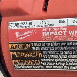 AS-IS Milwaukee M12 FUEL M12 3/8 in. Cordless High Torque Impact Wrench (Tool-Only)