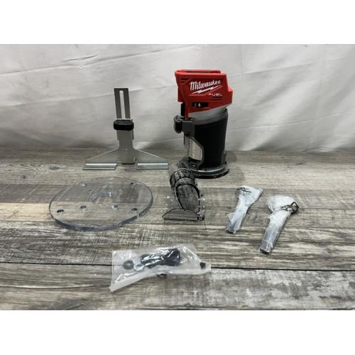 AS-IS Milwaukee FUEL 18V Lithium-Ion Brushless Cordless Compact Router (Tool-Only)