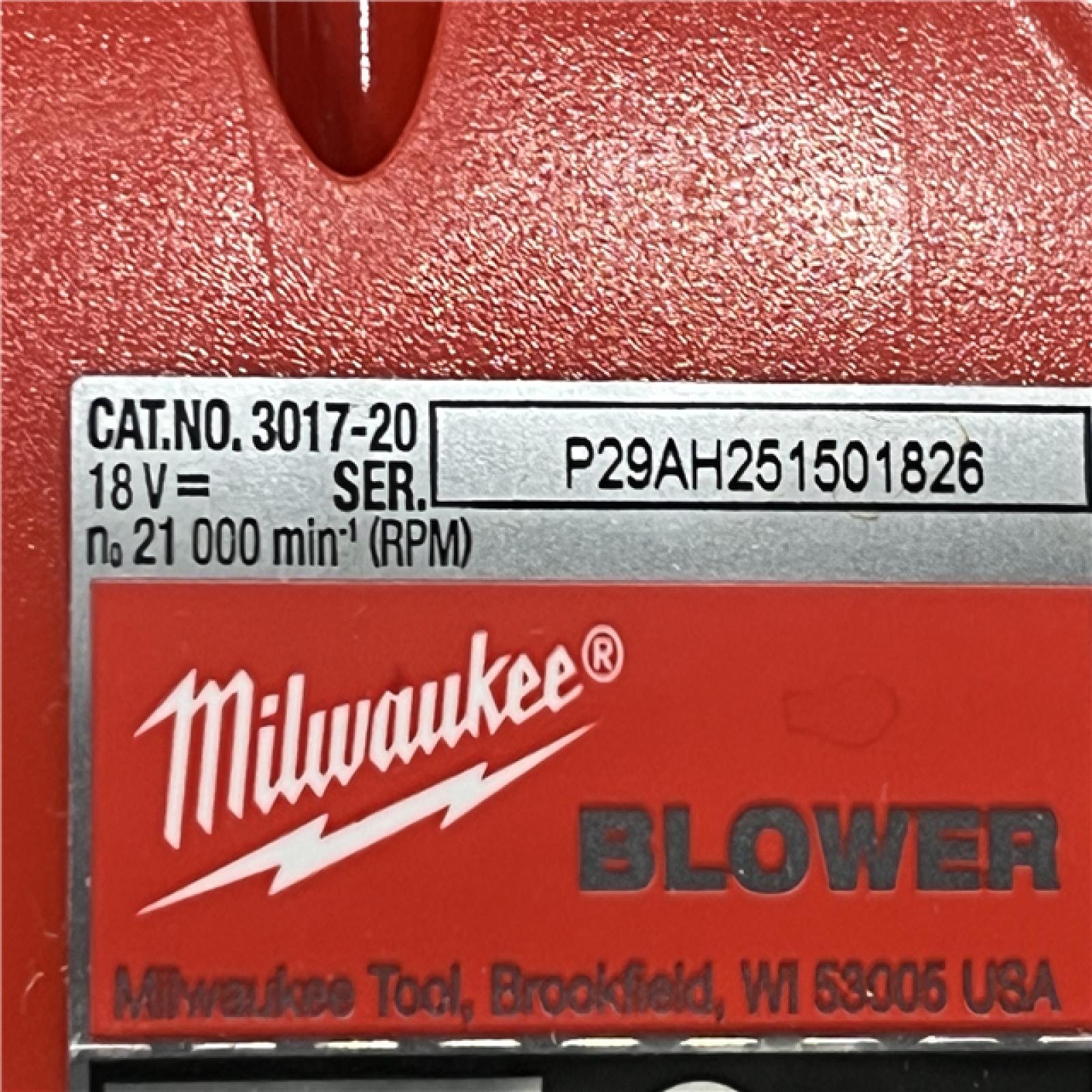 AS-IS Milwaukee FUEL 120 MPH 500 CFM 18V Brushless Cordless Battery Powered Leaf Blower Kit