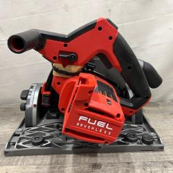 AS-IS Milwaukee FUEL 18V Lithium-Ion Cordless Brushless 6-1/2 in. Plunge Cut Track Saw (Tool-Only)