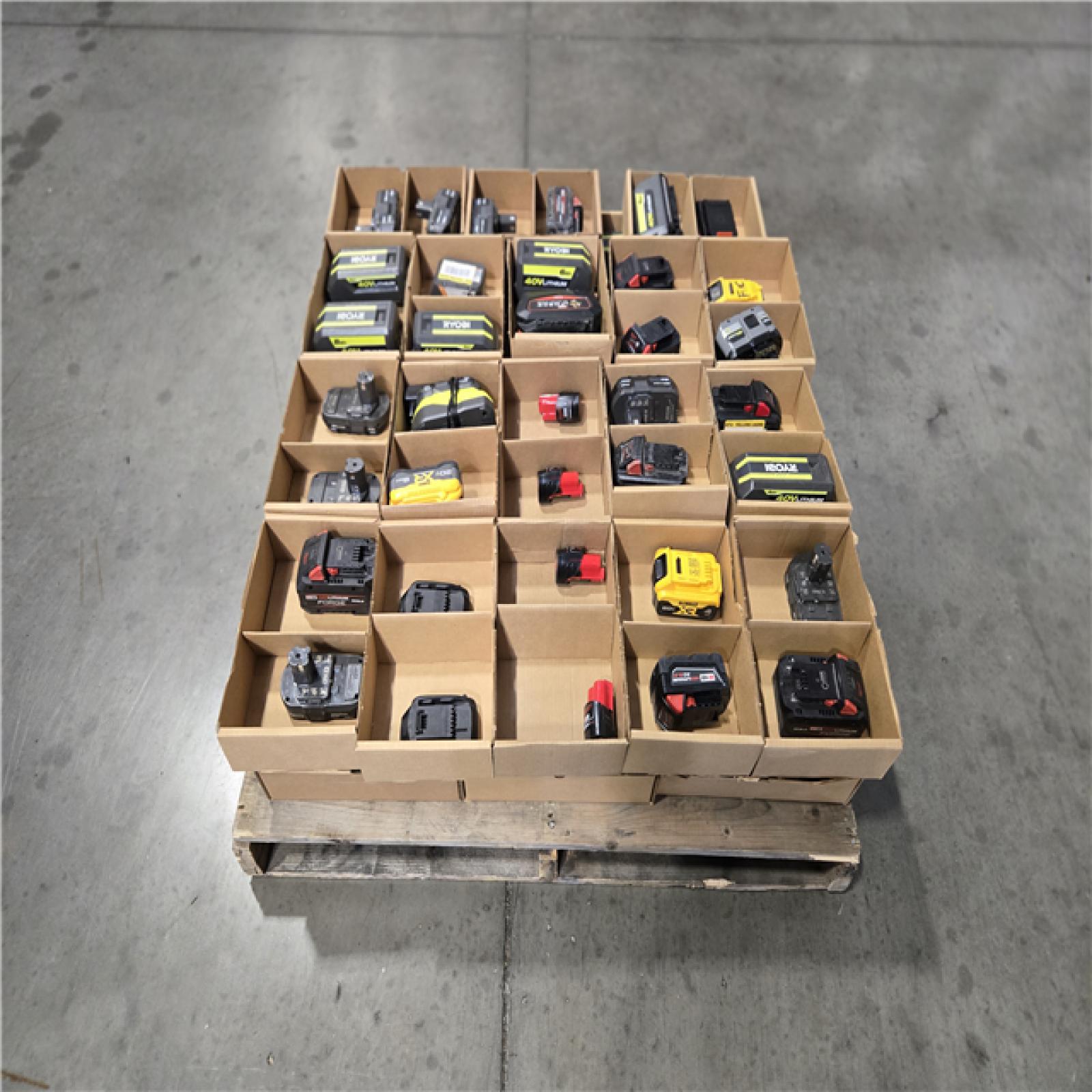 DALLAS LOCATION- AS-IS BATTERY PALLET
