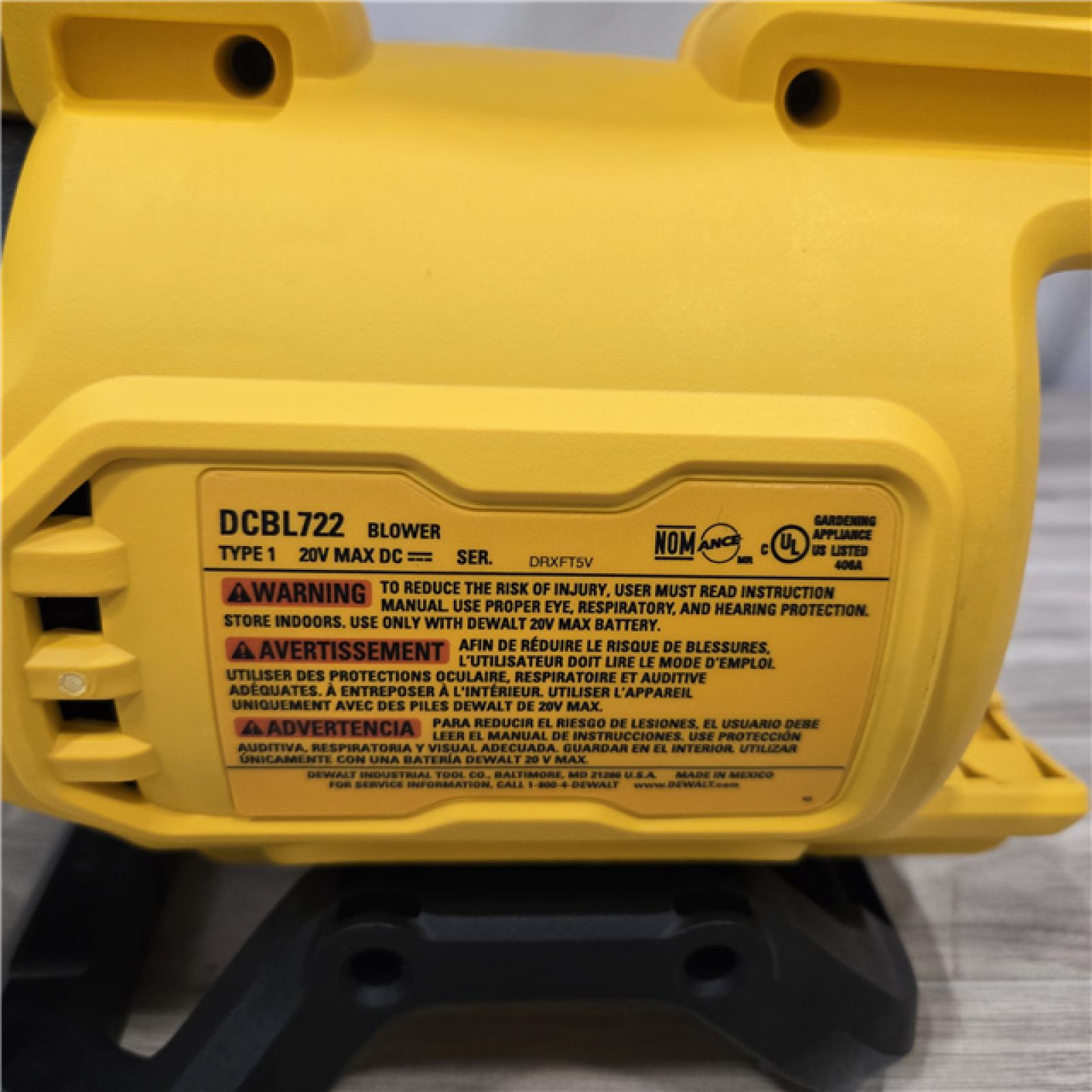 AS-IS DeWalt Brushless Cordless Handheld Leaf Blower Kit
