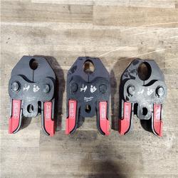 HOUSTON LOCATION - AS-IS M18 18V Lithium-Ion Cordless Short Throw Press Tool Kit with 3 PEX Crimp Jaws (2) 2.0 Ah Batteries and Charger