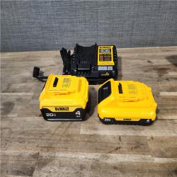HOUSTON LOCATION - AS-IS DEWALT 4 TOOL COMBO KIT W/ (2) BATTERY & CHARGER