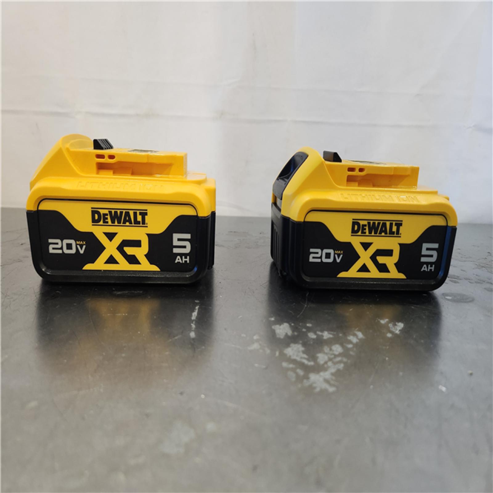 AS-IS- DEWALT 20V MAX Lithium-Ion 5.0Ah Battery (2-Pack)