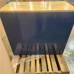 Phoenix LIKE NEW Husky Tool Storage 46 in. W x 18 in. D 9-Drawer Gloss Blue Mobile Workbench Cabinet