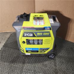 HOUSTON LOCATION - AS-IS RYOBI 2,300-Watt Recoil Start Bluetooth Super Quiet Gasoline Powered Digital Inverter Generator with CO Shutdown Sensor