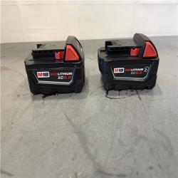 AS-IS - Milwaukee M18 18-Volt Lithium-Ion XC Starter Kit with Two 5.0Ah Batteries and Charger