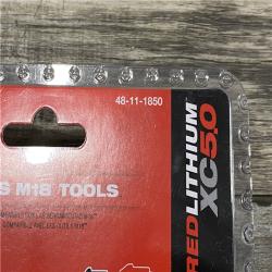 NEW - Milwaukee 18-Volt 5.0 Ah Lithium-Ion XC Extended Capacity Battery Pack