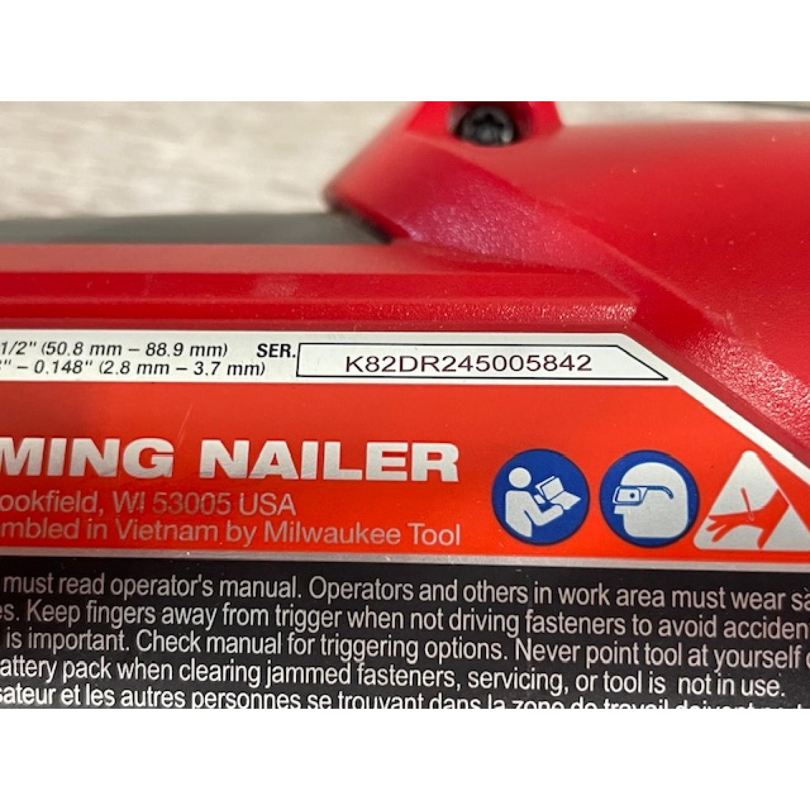 AS-IS Milwaukee FUEL 3-1/2 in. 18-Volt 21-Degree Lithium-Ion Brushless Cordless Framing Nailer (Tool-Only)