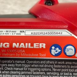 AS-IS Milwaukee FUEL 3-1/2 in. 18-Volt 21-Degree Lithium-Ion Brushless Cordless Framing Nailer (Tool-Only)