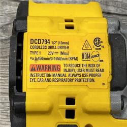 AS-IS DEWALT Atomic 20V Lithium-Ion Cordless Compact 1/2 in. Drill/Driver Kit