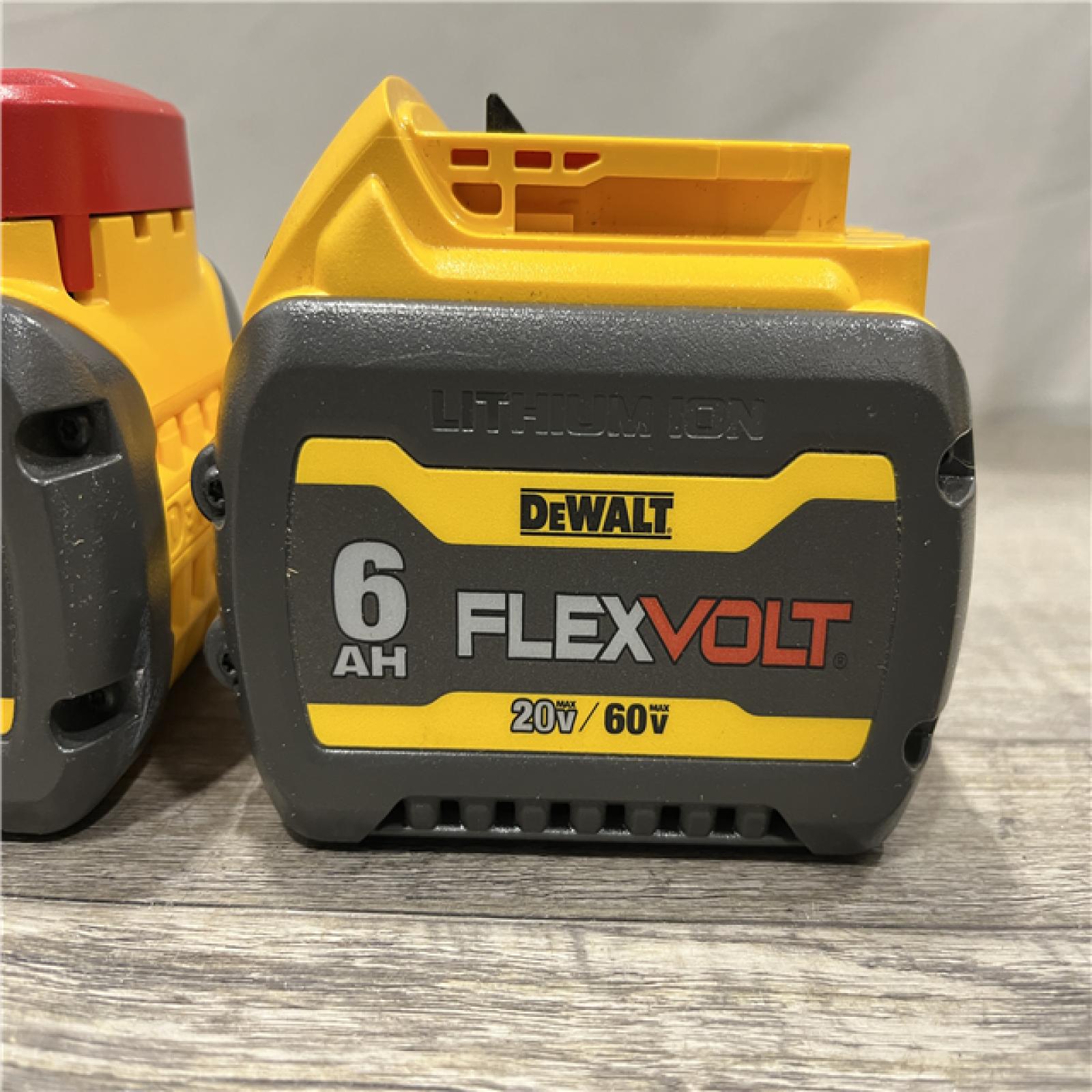AS-IS DEWALT FLEXVOLT 20V/60V MAX Lithium-Ion 6.0Ah Battery Pack (2 Pack)