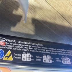 AS-ISRIDGID Pneumatic 21-Degree 3-1/2 in. Round Head Framing Nailer