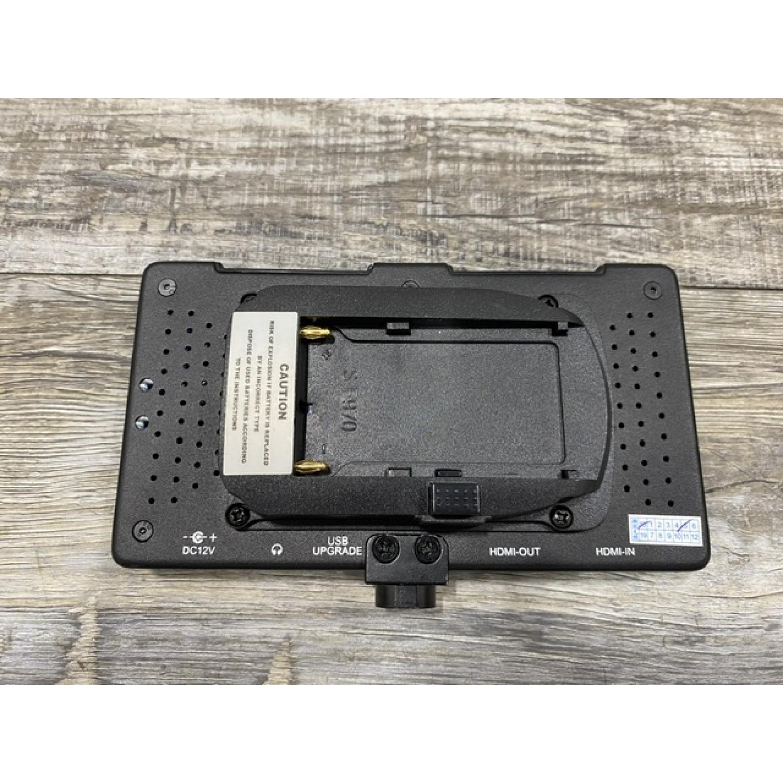 AS-IS FEELWORLD F570 5.7 inch 4K HDMI DSLR Camera Field Monitor Full HD Metal Housing