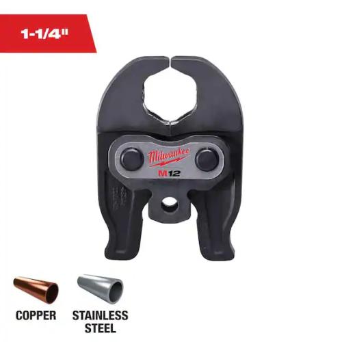 NEW! - Milwaukee M12 Force Logic 1-1/4 in. Press Tool Jaw