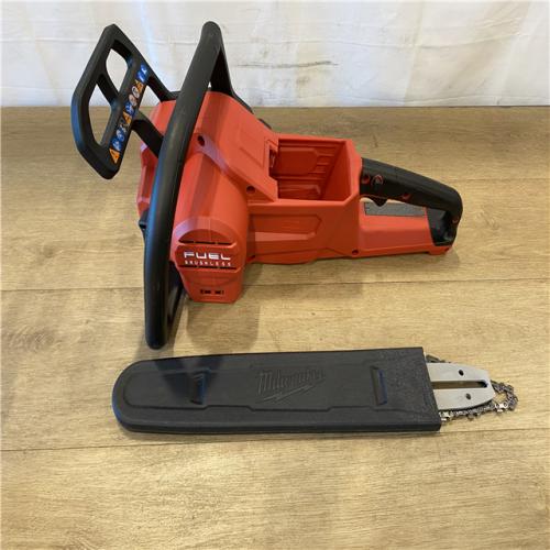AS-IS Milwaukee FUEL 16 in. 18V Lithium-Ion Brushless Battery Chainsaw (Tool-Only)