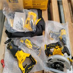 CALIFORNIA AS-IS DEWALT BRUSHLESS 4 - TOOL COMBO KIT