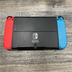 AS-IS Nintendo Switch with Neon Blue and Neon Red Joy-Con