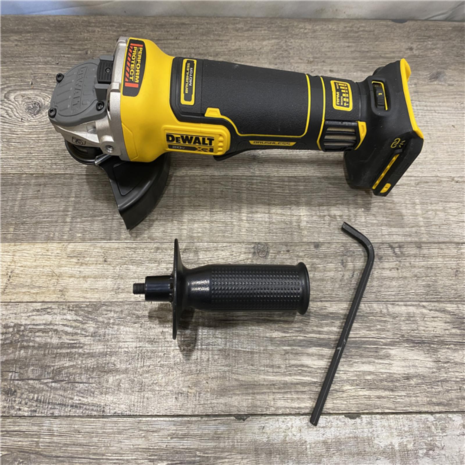 AS-IS DEWALT 20V XR Cordless 4-1/2. in. to 5 in. Variable Speed Angle Grinder (Tool Only)