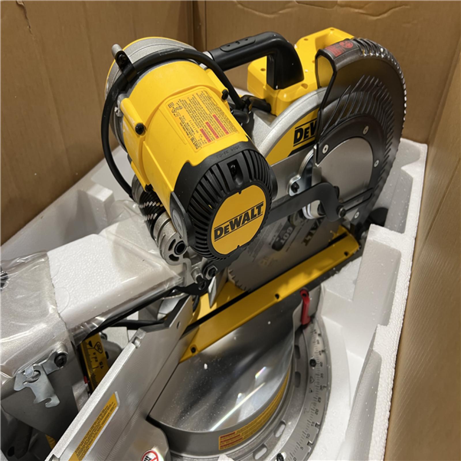 As-Is- DeWALT  12in Double Bevel Sliding Compound Miter Saw