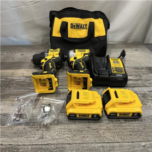 AS-IS DEWALT ATOMIC 20-Volt MAX Lithium-Ion Cordless Combo Kit