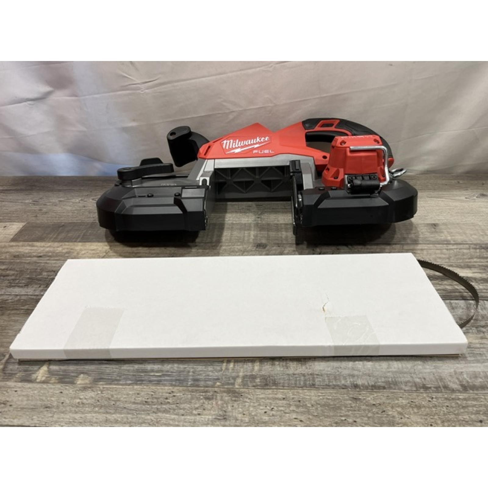 AS-IS Milwaukee FUEL 18V Lithium-Ion Brushless Cordless Deep Cut Band Saw (Tool-Only)