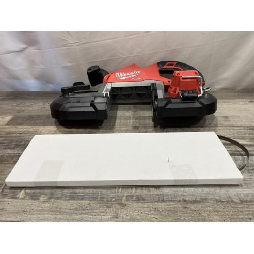 AS-IS Milwaukee FUEL 18V Lithium-Ion Brushless Cordless Deep Cut Band Saw (Tool-Only)