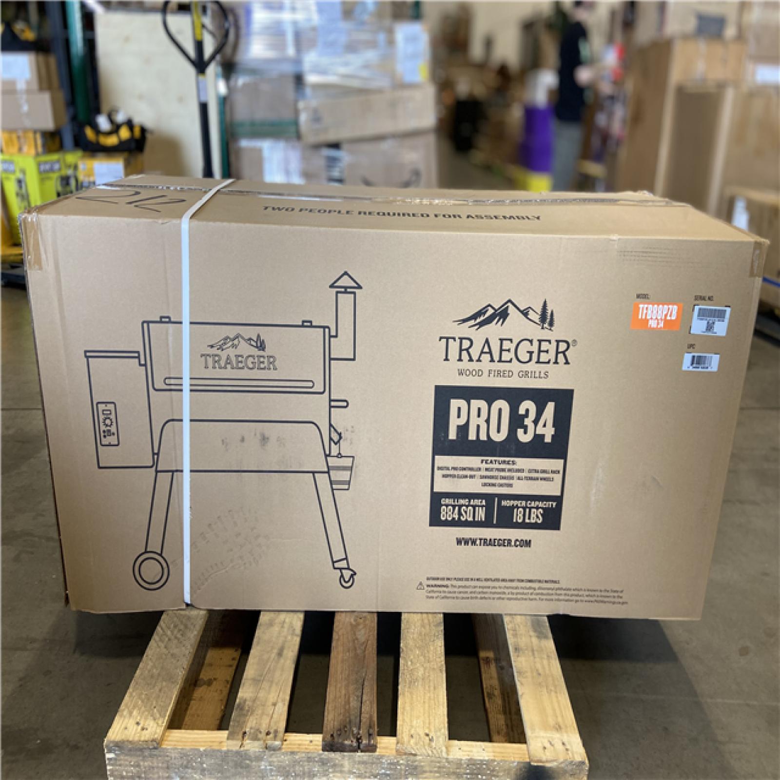 DALLAS LOCATION - Traeger Pro Series 34-Pellet Grill and Smoker in Bronze