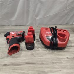 AS-IS Milwaukee M12 FUEL 12V Cordless 1/4in. Hex Impact Driver Kit
