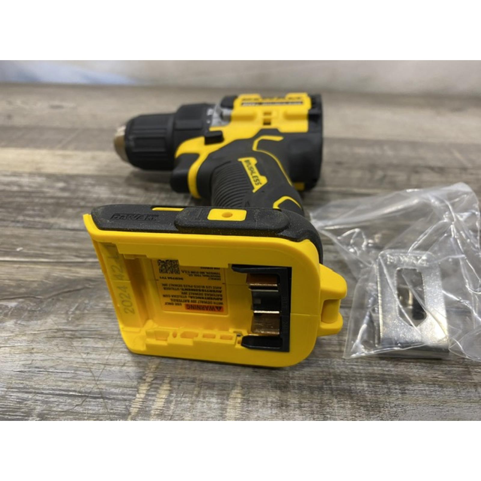 AS-IS DEWALT ATOMIC 20-Volt MAX Brushless Cordless 1/2 in. Drill Driver (Tool-Only)
