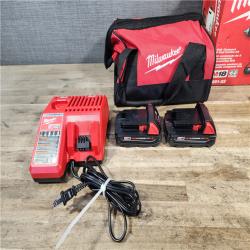 HOUSTON LOCATION - AS-IS Milwaukee M18 Brushed Cordless (2-Tool) Drill/Driver and Impact Driver Kit