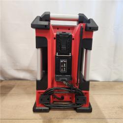 AS-IS- Milwaukee M18 Lithium-Ion Cordless Jobsite Radio/Charger