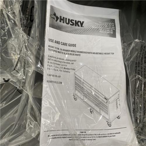 Houston Location - AS-IS Husky 72 in.18-Drawer Mobile Workbench