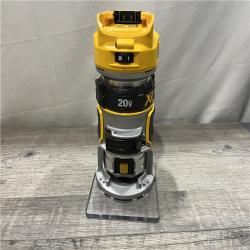 AS-IS DEWALT 20V MAX XR Cordless Brushless Fixed Base Compact Router (Tool Only)