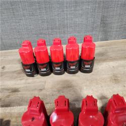 HOUSTON LOCATION - AS-IS MILWAUKEE BATTERY PACK QTY - 20