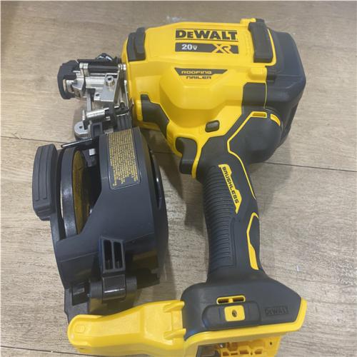 AS-IS DEWALT 20V MAX 15-Degree Electric Cordless Roofing Nailer (Tool Only)