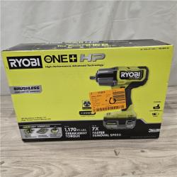 NEW! -  RYOBI ONE+ 18V Cordless 4-Mode 1/2 in. High Torque Impact Wrench Kit