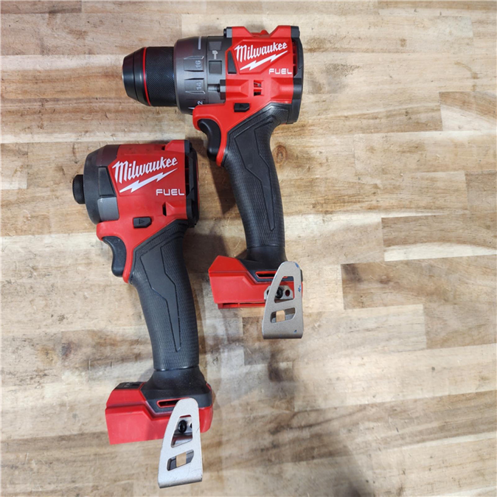 HOUSTON LOCATION - AS-IS Milwaukee FUEL 18V Lithium-Ion Brushless Cordless Hammer Drill and Impact Driver Combo Kit