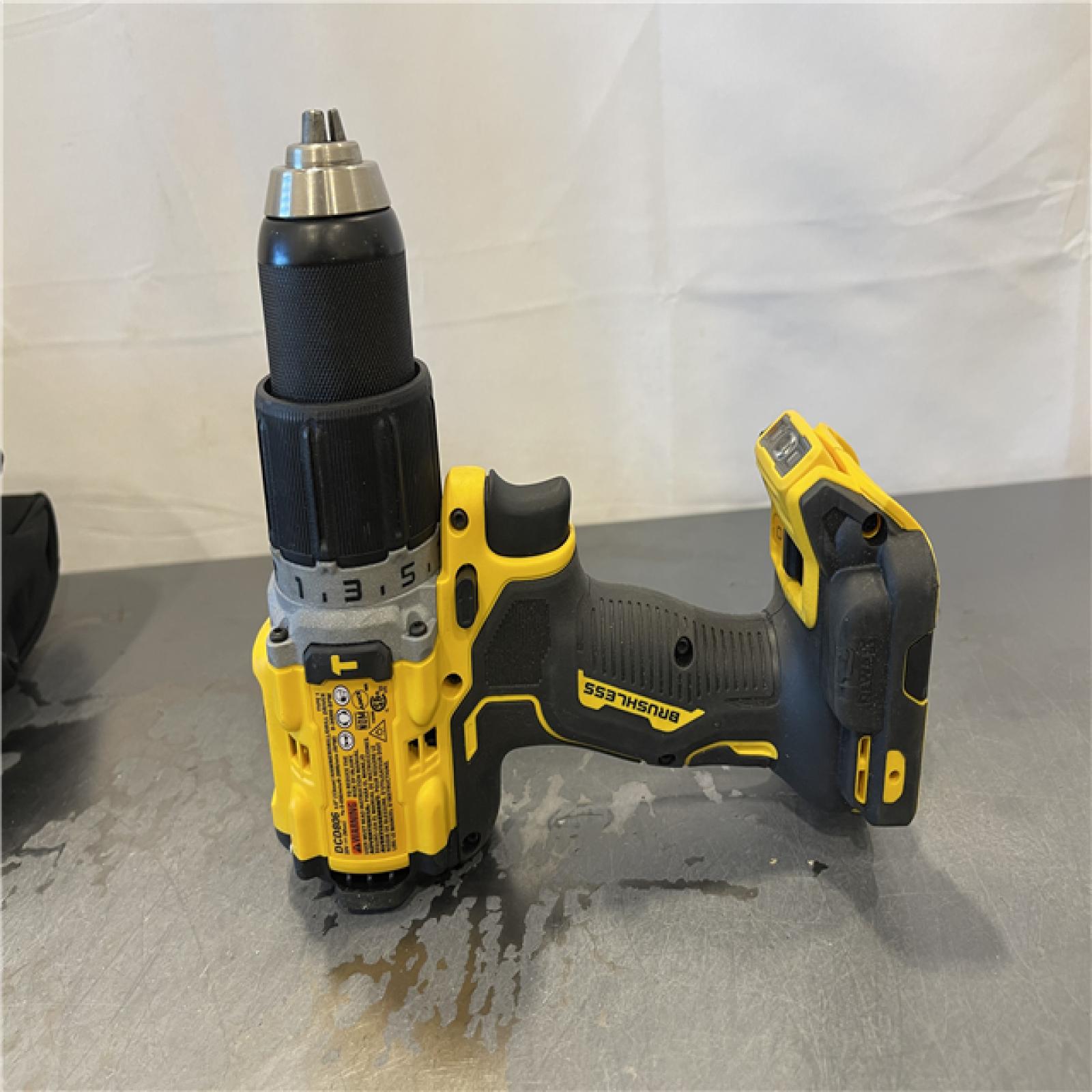 AS-IS - DEWALT 20V MAX* XR Brushless Cordless 1/2 Hammer Drill
