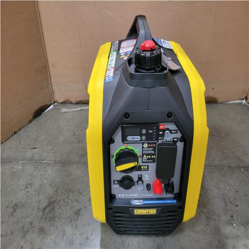 CALIFORNIA AS-IS CHAMPION 2500/1850-Watt Recoil Start Gasoline/Propane Powered Dual Fuel Inverter Generator with Quiet Technology and CO Shield