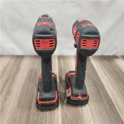 AS-IS- Milwaukee 18V Cordless Brushed 2-Tool Drill/Driver and Impact Driver Kit