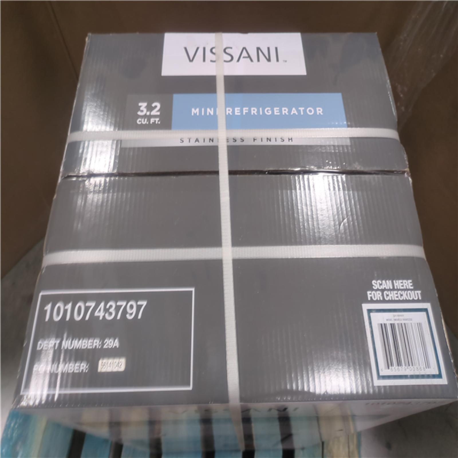 CALIFORNIA NEW VISSANI 3.2 CU. FT. MIN REFRIGERATOR