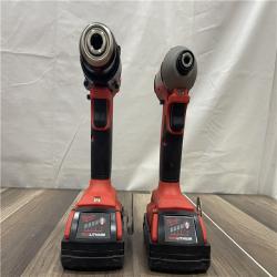 AS-IS- Milwaukee 18V Lithium-Ion Brushless Cordless Compact Drill/Impact Combo Kit