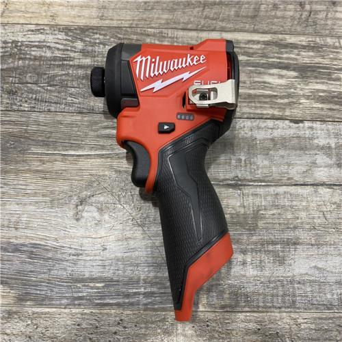 AS-IS Milwaukee FUEL 12V Lithium-Ion Brushless Cordless 1/4 in. Hex Impact Driver (Tool-Only)