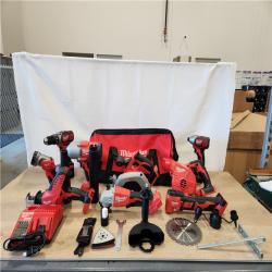 AS-IS- Milwaukee 18-Volt Lithium-Ion Cordless (9-Tool) Combo Kit