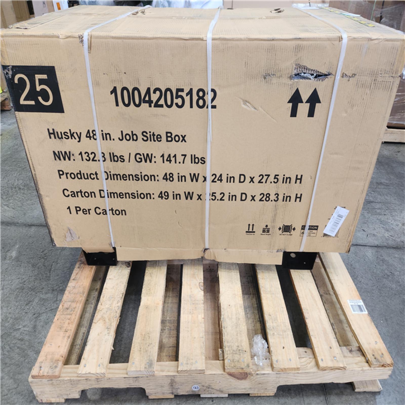 Phoenix NEW Husky Tool Storage 48 in. W Black Steel Job Site Toolbox (SEALED)